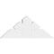 Ekena Millwork Saratoga Architectural Grade PVC Gable Bracket, 36"W x 15"H x 4"D x 6"F, 10/12 Pitch GBP036X15X0406SAR00 - alternate 2